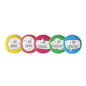 I am - Set of pin buttons
