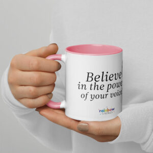 Believe Mug - Pink