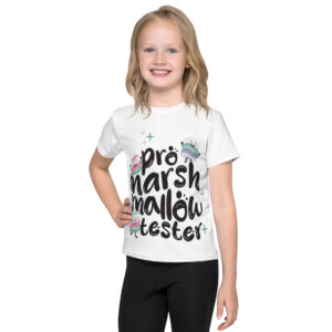 Marshmallow tester kids t-shirt