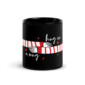 Hug - Black Mug